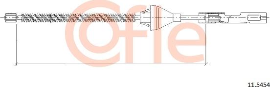 Cofle 11.5454 - Kabel, dayanacaq əyləci furqanavto.az