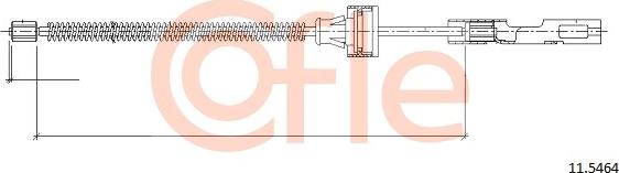 Cofle 11.5464 - Kabel, dayanacaq əyləci furqanavto.az