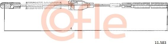 Cofle 11.583 - Kabel, dayanacaq əyləci furqanavto.az