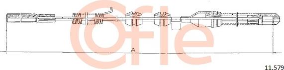 Cofle 11.579 - Kabel, dayanacaq əyləci furqanavto.az