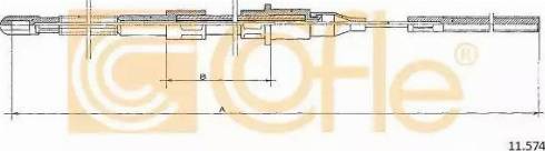 Cofle 11.574 - Kabel, dayanacaq əyləci furqanavto.az