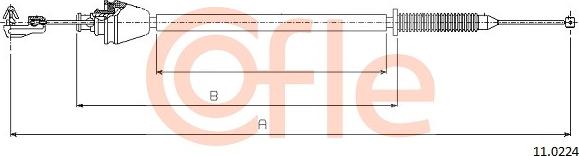 Cofle 11.0224 - Sürətləndirici kabel furqanavto.az