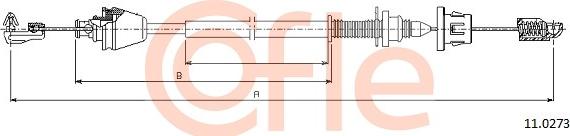 Cofle 11.0273 - Sürətləndirici kabel furqanavto.az