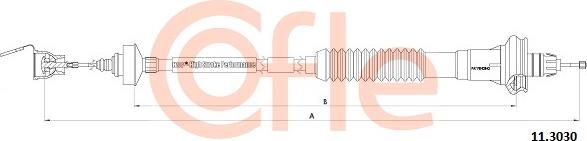Cofle 11.3030 - Debriyaj kabeli furqanavto.az