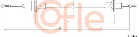 Cofle 11.2327 - Debriyaj kabeli furqanavto.az