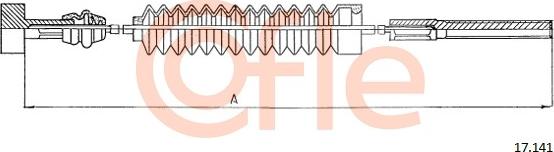 Cofle 17.141 - Kabel, dayanacaq əyləci furqanavto.az