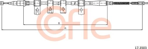 Cofle 17.3503 - Kabel, dayanacaq əyləci furqanavto.az