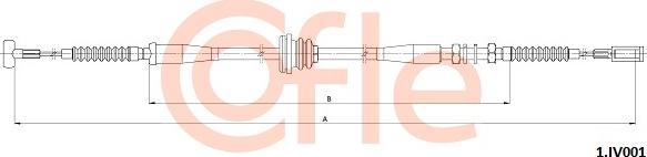Cofle 1.IV001 - Kabel, dayanacaq əyləci furqanavto.az
