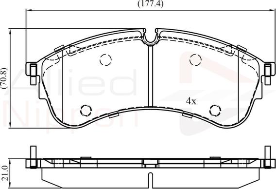 Valeo 670713 - Əyləc altlığı dəsti, əyləc diski furqanavto.az