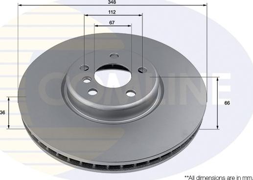 Comline ADC5030VR - Əyləc Diski furqanavto.az