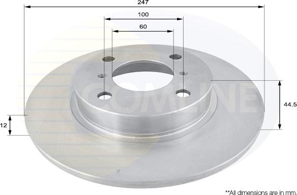 Comline ADC0918 - Əyləc Diski furqanavto.az