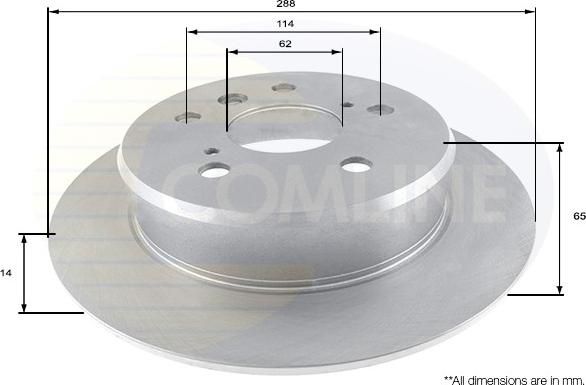 Comline ADC0147 - Əyləc Diski furqanavto.az