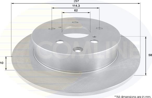 Comline ADC01153 - Əyləc Diski furqanavto.az