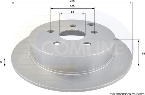 Comline ADC01103 - Əyləc Diski furqanavto.az