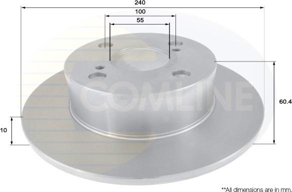 Comline ADC01131 - Əyləc Diski furqanavto.az