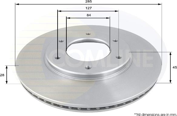 Comline ADC0176V - Əyləc Diski furqanavto.az