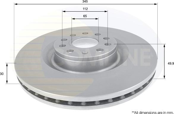 Comline ADC1469V - Əyləc Diski furqanavto.az