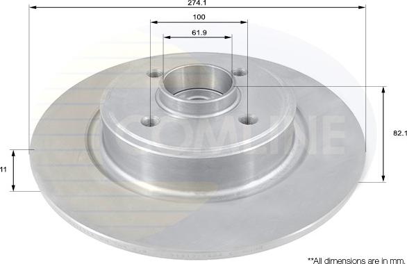 Comline ADC1540 - Əyləc Diski furqanavto.az