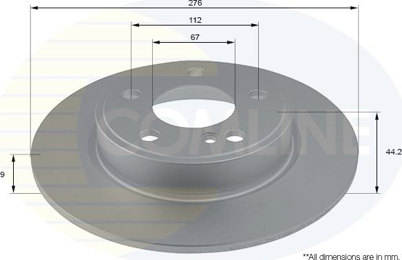 Comline ADC1670 - Əyləc Diski furqanavto.az