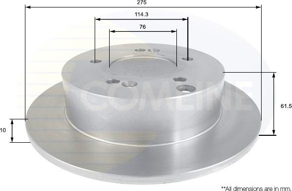 Comline ADC1093 - Əyləc Diski furqanavto.az