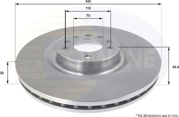 Comline ADC1155V - Əyləc Diski furqanavto.az