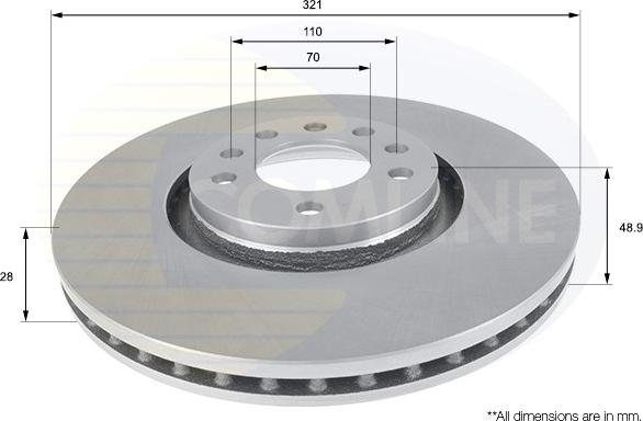 Comline ADC1157V - Əyləc Diski furqanavto.az