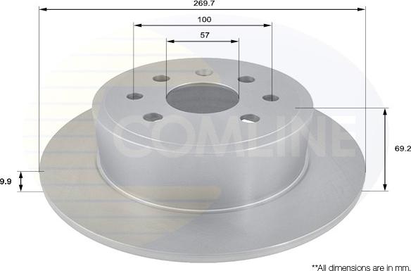 Comline ADC1104 - Əyləc Diski furqanavto.az