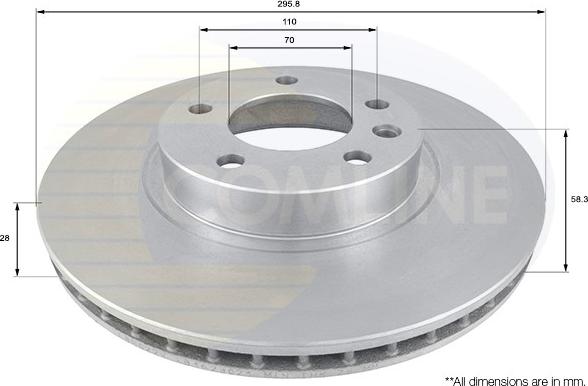 Comline ADC1118V - Əyləc Diski furqanavto.az