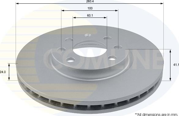 Comline ADC1112V - Əyləc Diski furqanavto.az