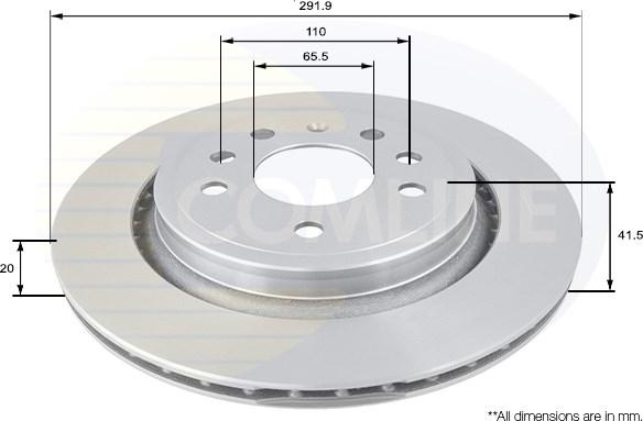 Comline ADC1136V - Əyləc Diski furqanavto.az