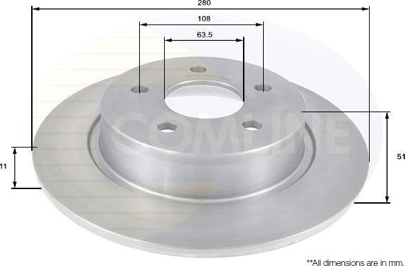 Comline ADC1248 - Əyləc Diski furqanavto.az