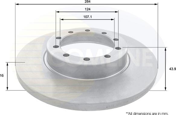 Comline ADC1253 - Əyləc Diski furqanavto.az