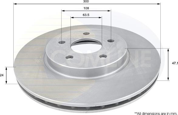 Comline ADC1215V - Əyləc Diski furqanavto.az