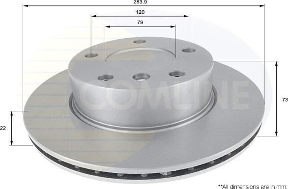 Comline ADC1716V - Əyləc Diski furqanavto.az