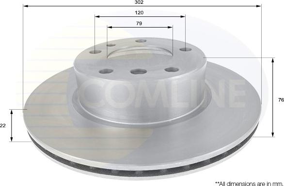 Comline ADC1710V - Əyləc Diski furqanavto.az