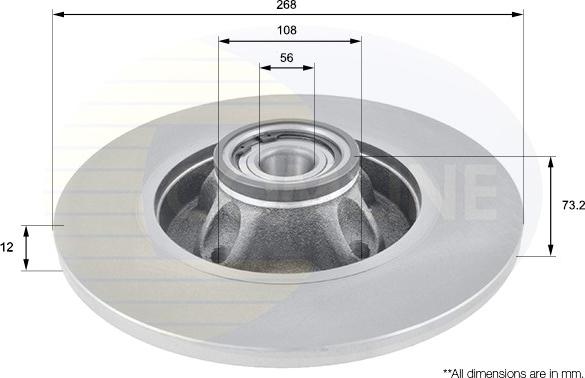 Comline ADC3011 - Əyləc Diski furqanavto.az