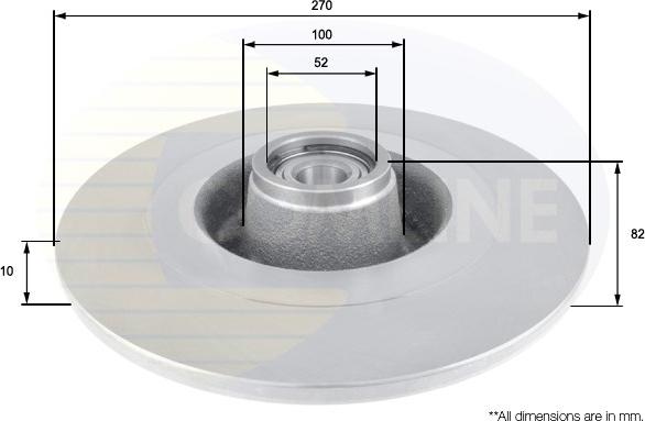 Comline ADC3021 - Əyləc Diski furqanavto.az