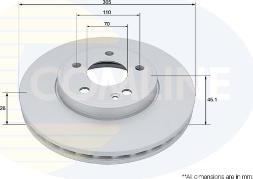 Comline ADC2978V - Əyləc Diski furqanavto.az