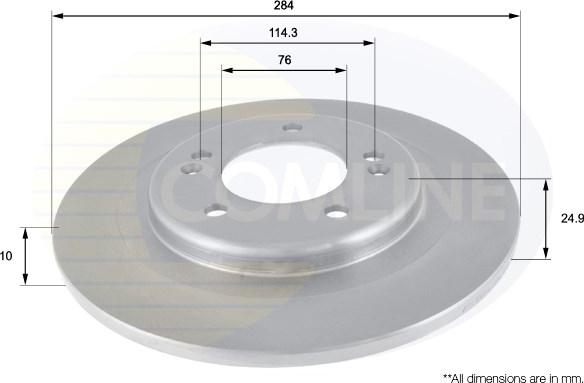 Comline ADC2410 - Əyləc Diski furqanavto.az