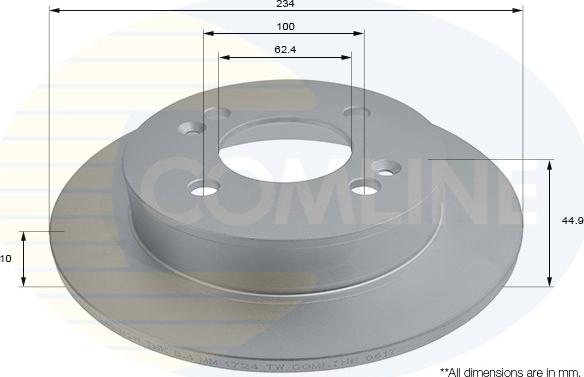 Comline ADC2840 - Əyləc Diski furqanavto.az