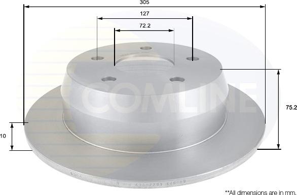 Comline ADC2315 - Əyləc Diski furqanavto.az