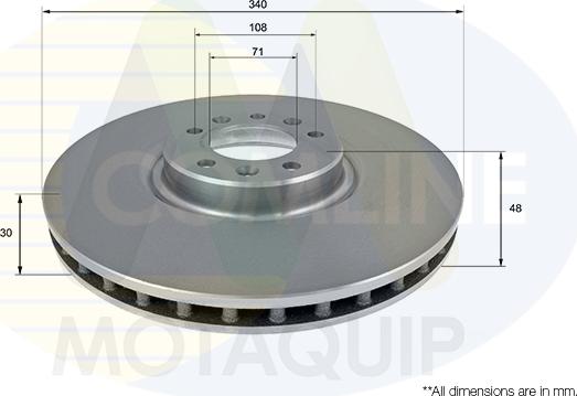 Comline ADC2718V - Əyləc Diski furqanavto.az