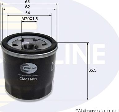 Comline CMZ11431 - Yağ filtri furqanavto.az