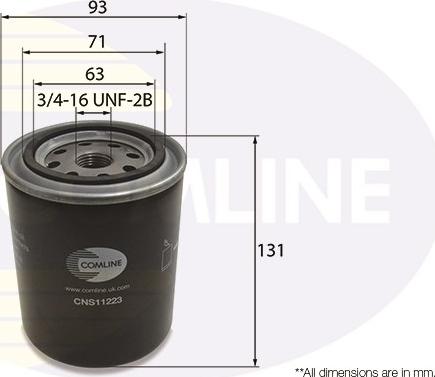 Comline CNS11223 - Yağ filtri furqanavto.az