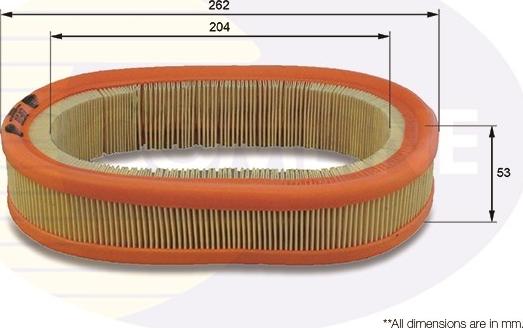 Comline EAF018 - Hava filtri furqanavto.az