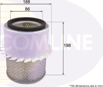 Comline EAF792 - Hava filtri furqanavto.az