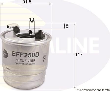 Comline EFF250D - Yanacaq filtri furqanavto.az