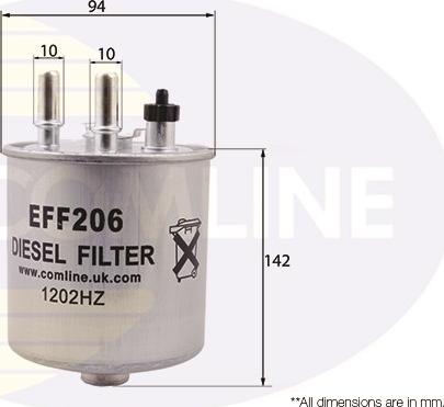 Comline EFF206 - Yanacaq filtri furqanavto.az