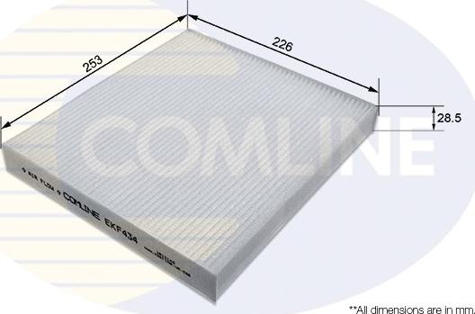 Comline EKF434 - Filtr, daxili hava furqanavto.az