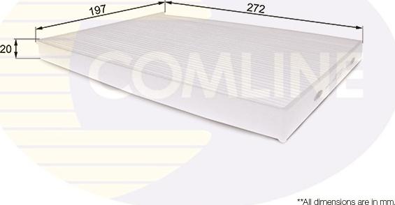 Comline EKF190 - Filtr, daxili hava furqanavto.az